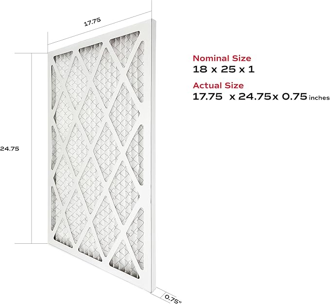True Blue Allergen 18x25x1 Air Filter , MERV 11, 4 Count (Pack of 1)
