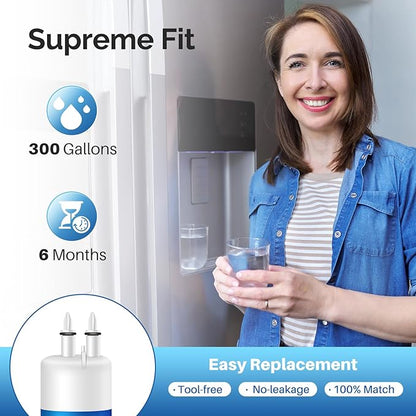 ICEPURE EDR3RXD1 Replacement for Everydrop Filter 3, 4396841, 4396710, Kenmore 46-9083, 46-9030, 9030, 9083, KAD3RXD1, WHR3RXD1 Refrigerator Water Filter, 3PACK