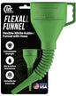 TEC Products FlexAll Long Flexible Funnels - Automotive Oil Funnel with Hose, Durable Nitrile Rubber for Oil Change, Transmission Funnel Fluid, Diesel, Fuel, Gas - Made in USA - Green (16 x 5 Inches)