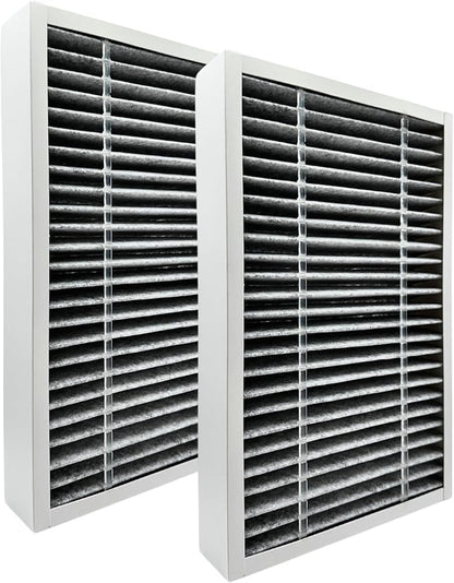 Nispira F1 C01 T02 Carbon Odor Reduction HEPA Filter Replacement For 3M Filtrete Room Air Purifier FAP-C01-F1, FAP-T02-F1, FAPF-F1-O, FAP-C01BA-G1, FAP-T02WA-G1, FAP-ST02W, FAP-ST02N 2 Packs