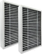 Nispira F1 C01 T02 Carbon Odor Reduction HEPA Filter Replacement For 3M Filtrete Room Air Purifier FAP-C01-F1, FAP-T02-F1, FAPF-F1-O, FAP-C01BA-G1, FAP-T02WA-G1, FAP-ST02W, FAP-ST02N 2 Packs