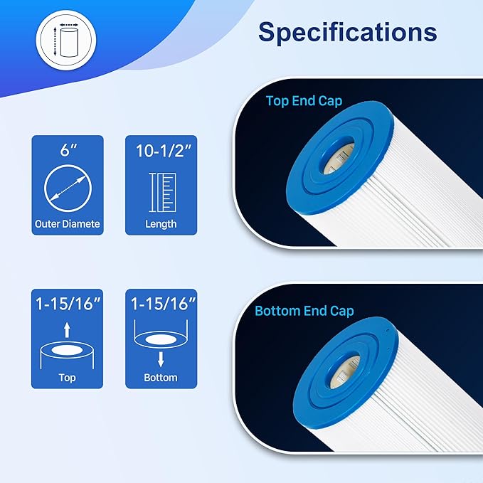 6430 Pool Filter Cartridge Replacement 2 Pack