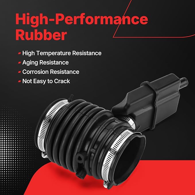 16576-1AA1A Air Cleaner Intake Hose Tube Intake Boot for 2009-2014 Nissan Murano 2011-2017 Nissan Quest Replace# 696-039 16576-1AA0A