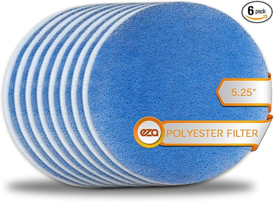 RV Air Conditioner Filter - 5.25" Round Air Duct AC Filter Replacement MERV 8 Air Filter (6 Pack)