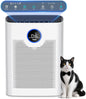 Air Purifiers for Home Large Room up to 3000 ft², VNIUP H14 True HEPA Air Purifier for Bedroom, PM 2.5 Display Air Quality Sensor Air Cleaner for for Whole Home Dorm Room Bedroom Office, ZQA-8000A