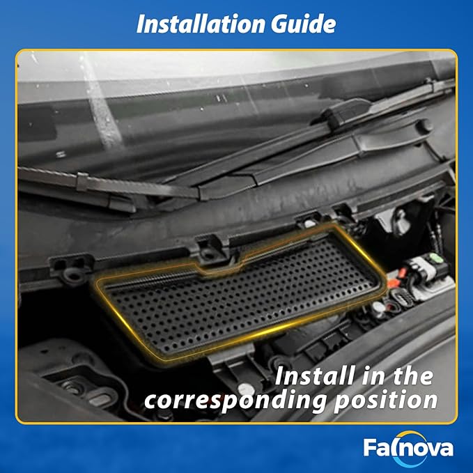 Compatible with Tesla Model 3 2021-2025 Front Trunk & Cabin Air Filter Kit — Includes Tools & Guide
