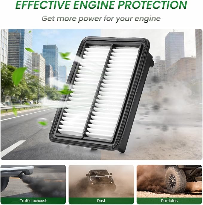 Cabin and Engine Air Filter Fits for Hoda accord 2023-2025, CIVIC 2025, CR-V 2023-2025, Replace for CF11182 CA12997