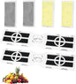 2 AF-2 Air Filters & 4 PK-2 Produce Keeper Refill Replacement Kit – Compatible with Frigidaire Gallery GRMC2273BF, GRMC2273BD, GRMG2272BF Refrigerator Air Filters