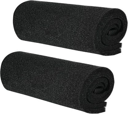 AQUANEAT 2 Pack Aquarium Bio Sponge Filter Media Pad Cut-to-Size Open Cell Foam Sheet for Fish Tank Sump (20" x 20" x 0.5")