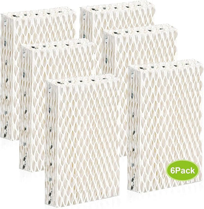 6 Pack WF813 Humidifier Filters Wick Replacement Compatible with ReliOn RCM-832 RCM-832N WF813 DH832 ProCare PCWF813 Equate EQWF813 EQ-2119-UL Duracraft DH-830 Cool Mist Humidifier Filters