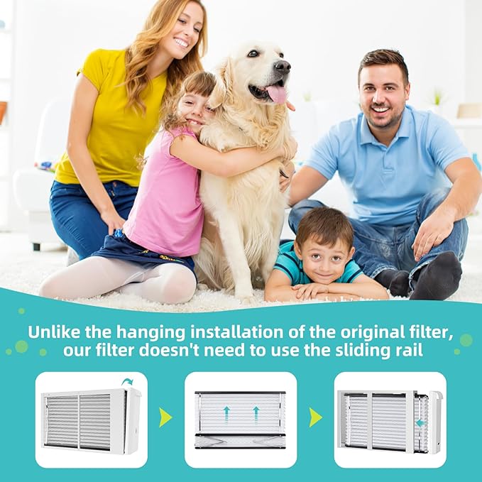 2 Pack 213 Air Filter Compatible with AprilAire Whole House Air Purifiers Model 1210 1620 2210 2216 3210 4200 - MERV 13, Size:20x25x4