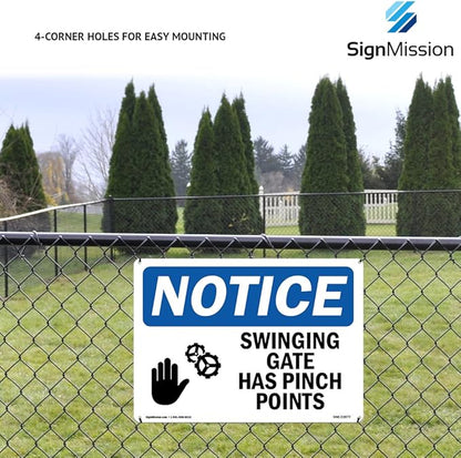 OSHA Notice Sign - Filtered Air Box Sticker End Up | Aluminum Sign | Protect Your Business, Construction Site, Warehouse & Shop Area | Made in The USA