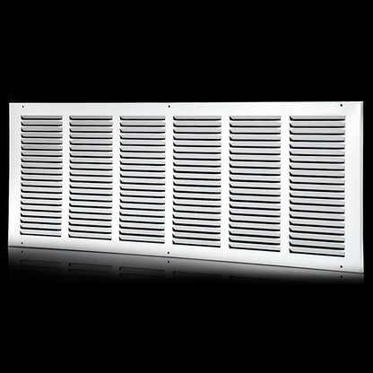 30x10 Return Air Grille(Duct Opening Size),Air Return Vent Cover,Flat Vent Cover,Rejillas De Aire Acondicionado Para Casa,Return Air Grilles,Outer Dimensions:31.75"Wx11.75"H(30"W x 10"H, Duct Opening)