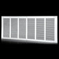 30x10 Return Air Grille(Duct Opening Size),Air Return Vent Cover,Flat Vent Cover,Rejillas De Aire Acondicionado Para Casa,Return Air Grilles,Outer Dimensions:31.75"Wx11.75"H(30"W x 10"H, Duct Opening)
