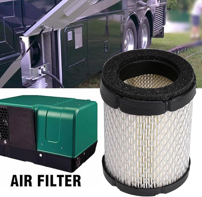 140-3280 Air Filter Replacement for Onan Generator 3600 4000 MicroQuiet Air Cleaner Element Replacement for Camp Power/QG RV MicroLite/RV QG 48-2017 140-3295 140-2852 Lawn Mower(2PCS)