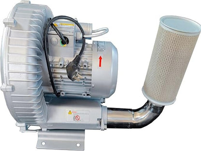 Air filter for regenerative blowers | Metal mesh | 2" Female Connection | Filter for Vacuum Pumps | Filtro de aire para Blowers regenerativos | Side channel filter for blower