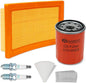 6485 Maintenance Kit Compatible with Generac 16KW 20KW 22KW 24KW 26KW Cooled Generators 999cc Engine with Paper Funnel Oil Wipe Replace Part Number 0J8478S Air Filter 070185E Oil Filter