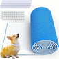 MERV 8 Triple Air Vent Filter, 12"X120" Cut to Size Air Filter Material, Blue & White Electrostatic Vent Filter Kit for Home Floor, Ceiling, Grilles, HVAC Vent, Compression Packing