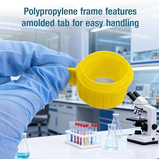 PEKYBIO 40um 70um 100um Cell Strainer Set, Stackable Handle Filter Screen with Nylon Screen Mesh and Polypropylene Frame, Sterile Cell Filter in Individual Blister Packaging, 3 Pcs