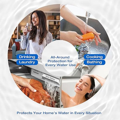 H&G Lifestyles Pleated Sediment Water Filter for Well Water, 5 Micron 10 X 4.5 Whole House Water Filters, Compatible with 84637, WPX5BB97P, PC10, 355214-45, 355215-45, WP10BB97P, WP5BB97P