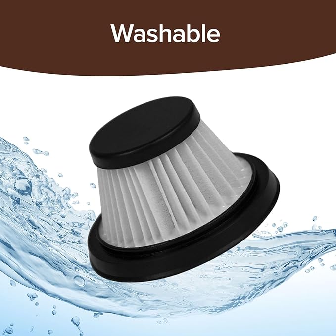 Horsepower Duck Replacement filters for Handheld Portable Vacuum, AS SEEN ON TV, Helps Remove Dust, and Allergens, and helps Keep your Duck Working its Best (Vacuum Not Included)
