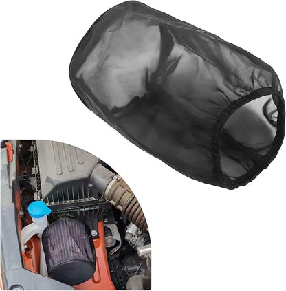 Cold Air Intake Filter Cover,Thickened Dustproof Air Filter Cover Provides Comprehensive Protection,Universal Car Accessries Air Filter Sock Fit for High Flow Cone Air Filter (Small)