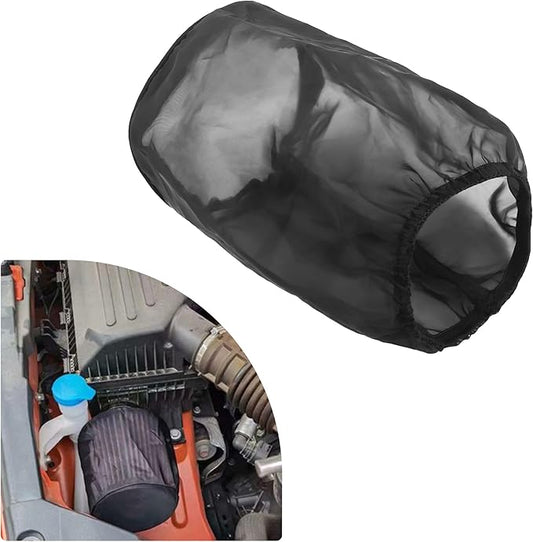 Cold Air Intake Filter Cover,Thickened Dustproof Air Filter Cover Provides Comprehensive Protection,Universal Car Accessries Air Filter Sock Fit for High Flow Cone Air Filter (Small)