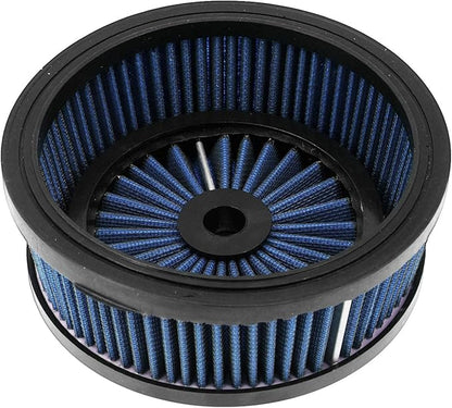 HDBUBALUS Motorcycle Air Filter Inner Element Fit for Harley Sportster Dyna Softail Touring 1 Pcs (Blue)