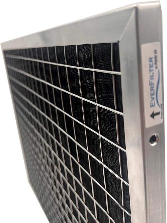 20x22x1 Electro-static Air Filter (1-Ct) AC Furnace Filter, Reusable & Washable 4-Stage Electrostatic Filter for Residential and Commerical HVAC (Actual Size:19.75 x 21.75 x 0.75 Inches)