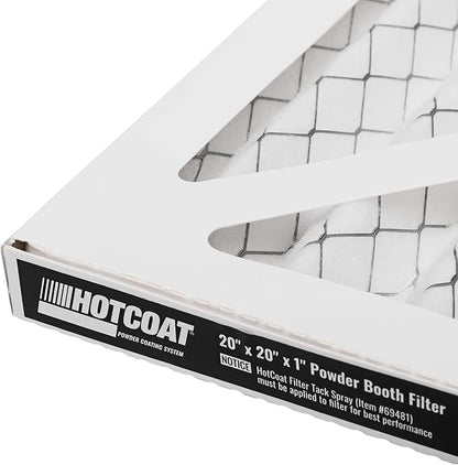 Eastwood HotCoat 20"x20"x1" Replacement Powder Coating Booth Filter | 1 Pack