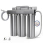 Waterdrop TST-UF 0.01μm Ultra-Filtration Under Sink Water Filter System, Stainless Steel Water Filter for Sink, 5X Service Life Under Sink Water Filtration System, Removes 99% of Substances