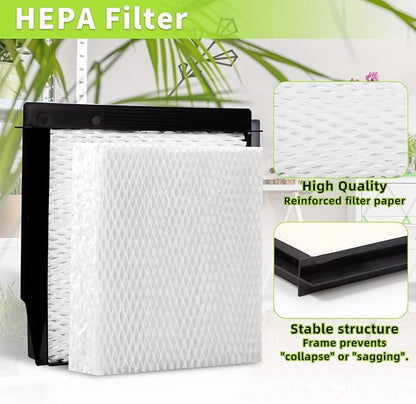 1040 Essick Humidifier Wick Filter for AIRCARE Air Humidifier B23 DP3 B40 B40-C 3D6-100 5D6-700 7D6-100 B23-710 B23-810 D46-720 CM330 500 700 3000 series Fit MoistAir models: MA-0300 MA-0500 - 4 Pack