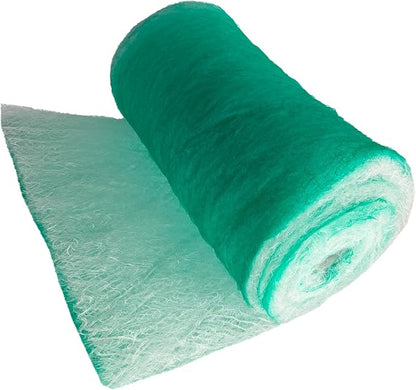 wioboy Paint Booth Exhaust Filter Roll, 15 Gram 200ft Fiberglass Paint Arrestor for Spray Booth (40.5" x 200ft)