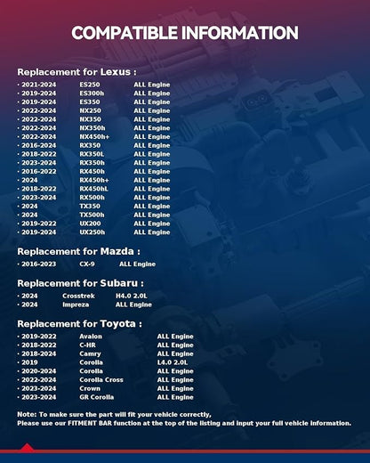 KAX Cabin Air Filter with Activated Carbon, CF12157 Replacement for Toyota Camry, RAV4, Corolla, Highlander, Prius, Sienna, Prius Prime, C-HR, Venza, Avalon, Lexus RX350, ES350, RX450h Mazda CX-9