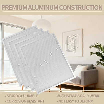 4 Pcs 203368 Air Pre Filter 16'' x 12.5'' Fit for Honeywell Air Cleaner F300E1019 F300A1625 F50F1073 F50F F300E