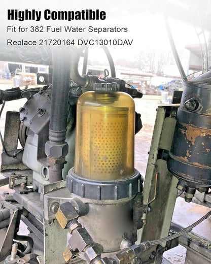 Fuel Filter Cover Fit for Davco 382 Fuel Water Separators, Filter Cover Replace 21720164 DVC13010DAV 572.90310K