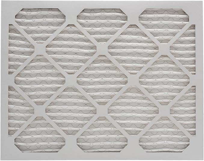 Aerostar 16x25x1 MERV 8 Air Filter, Pleated AC Furnace HVAC Filters (15.75x24.75x0.75), Electrostatically Charged for Allergies Dust Pet Dander Pollen Mold Lint, MPR 600 FPR 5, USA, 2 Pack