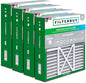 Filterbuy 22x24x5 Air Filter MERV 8 Essential Dust & Allergy Defense (4-Pack), Electrostatic Pleated HVAC AC Furnace Filters for Amana, Goodman, and Five Seasons (Actual Size: 22.06 x 23.94 x 5.25)