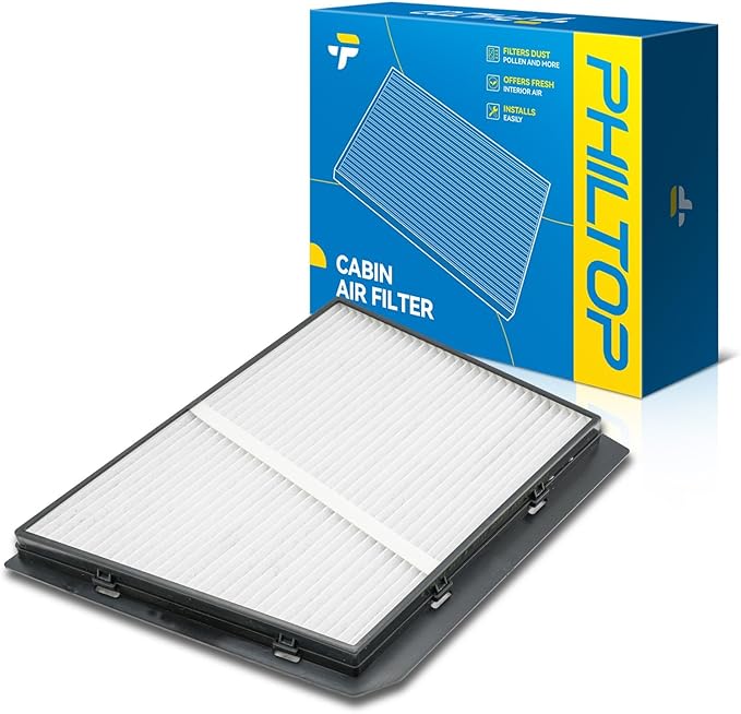 PHILTOP Cabin Air Filter w/Activated Carbon, Compatible with CF12527 Ram ProMaster 2500 2014-2024, ProMaster 1500 2014-2024, 3500 2014-2024, Premium Cabin Filter with Activated Carbon
