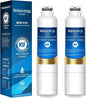 Waterdrop Plus DA29-00020B 𝐍𝐒𝐅 𝟒𝟎𝟏 𝐂𝐞𝐫𝐭𝐢𝐟𝐢𝐞𝐝 Refrigerator Water Filter, Replacement for Samsung® Water Filter DA29-00020B, HAF-CIN, HDX FMS-2, RF28HMEDBSR, 2 Filters (Package May Vary)