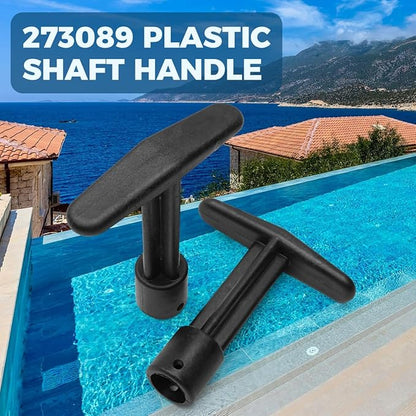 Backwash Piston Plastic Shaft, 273089 Slide Valve Handle for Pentair Sta-Rite Pool and Spa Filter 2 Inch MultiPort Push and Pull Valve 261047 261165 261165 5/8" PVC Multiport Slide Valve Tee Handle