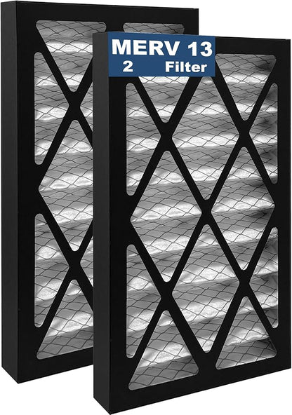 2 Pack 5-Micron Outer Air Filter Replacement Compatible with WEN 3410, POWERTEC AF4000, Shop Fox W1830, Grizzly G0738 Air Filtration System for Workshop, Part 90243-027-2