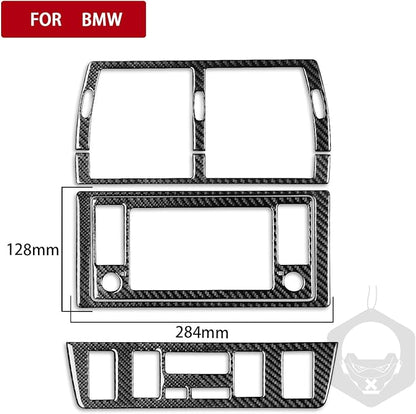 Carbon Fiber Interior Full Compatible with BMW X5 Centre Console Set A5 pcs-1