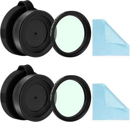 Adjustable Iris Aperture Diaphragm Filter Pack M30 to M37 Iris Aperture Diaphragm Adapter Optical Diaphragm 1.5-26mm Lens Module Adapter Ring PVS-14 PVS 14 (Adjustable Iris PVS14*2)