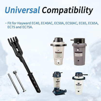 Bump Handle Assembly for Hayward EC40, EC40AC, EC50A, EC50AC, EC65, EC65A, EC75 and EC75A, Pool Filter Bump Handle Compatible with Hayward ECX1040 DE Perflex Filter