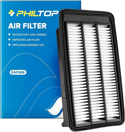 PHILTOP Engine Air Filter CA12050 Replacement for Honda Civic 1.5L (2016, 2018-2021), CR-V 1.5L (Gas) (2017-2023), Rigid Panel