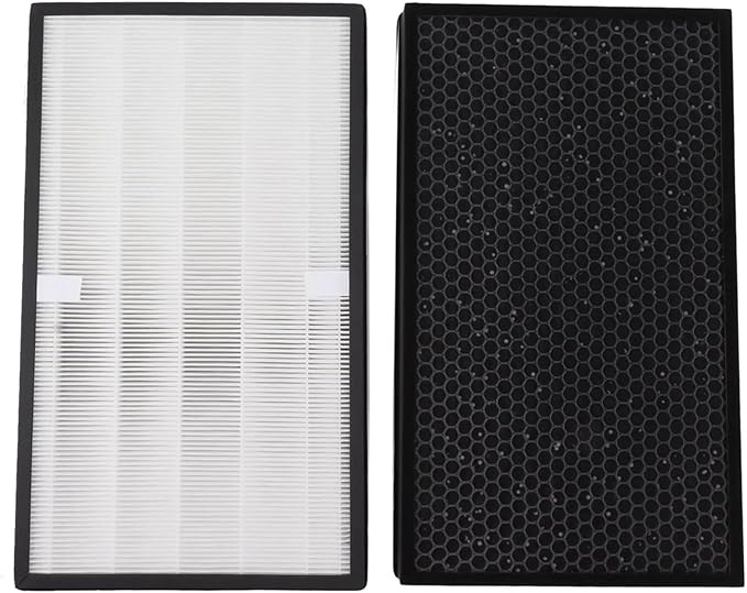 Two Particulate Filters For Air Purifiers, Compatible For Midea KJ700G H32 And 720G H31.