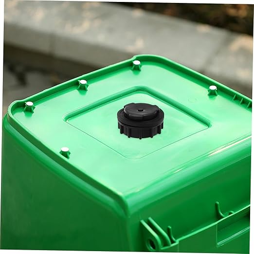 Locking Airtight Trash Can Cover Weatherproof Drain Plug for Outdoor Litter Bins Easy Install Kitchen Sink Stoppers