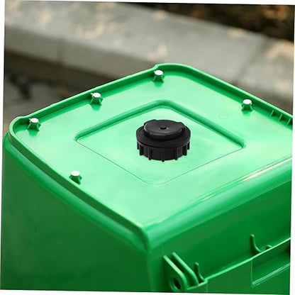 Locking Airtight Trash Can Cover Weatherproof Drain Plug for Outdoor Litter Bins Easy Install Kitchen Sink Stoppers