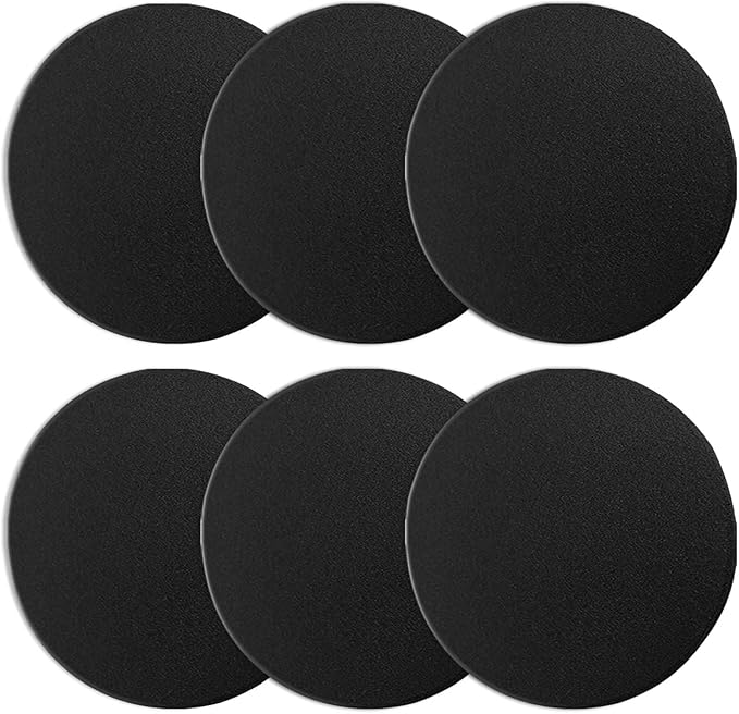 6 Pack Compost Filters for Countertop Bin, 6.7 Inch Charcoal Filters for Compost Bucket Bin, Home Kitchen Compost Bin Pail Filter Relpacement Refill Set